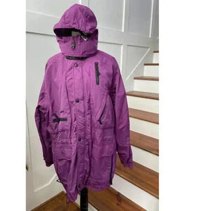 Vintage Obermeyer Men’s Purple Ski Coat Jacket, sz M